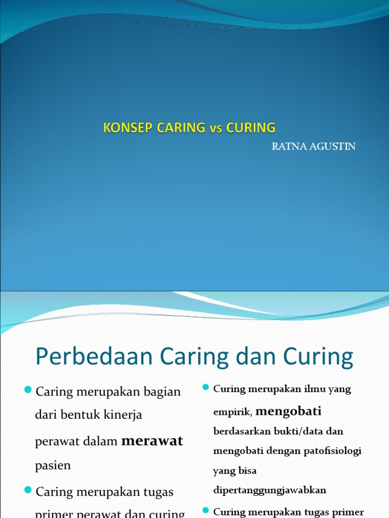 Kuliah Perbedaan Caring Dan Curing Pdf