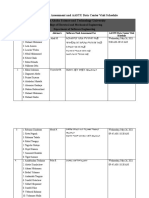 Software Need Assessment and AASTU Data Center Visit Schedule