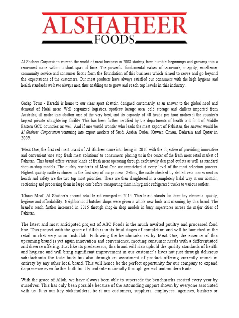 Ali Fareed | PDF | Supply Chain | Brand