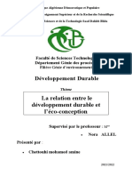 Développement Durable