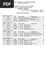 1668151360BS English Date Sheet Mid Term Exams - Fall 2022 - New Dates