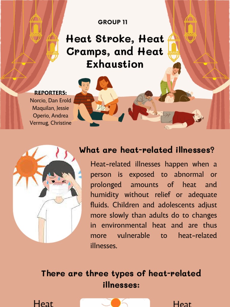 Heat Stroke, Cramps and Exhaustion (Report) PDF Hyperthermia Heat