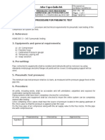 Pneumatic Test