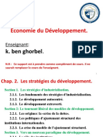  Les stratégies de développement