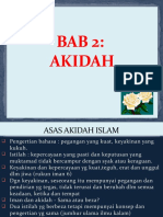 Bab 2 (Akidah Sejahtera Ummah Bahagia)