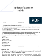4 CHE315 Adsorption of Gases On Solids