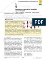 Phthalate and Organophosphate Plasticizers in Nail Polish: Evaluation of Labels and Ingredients