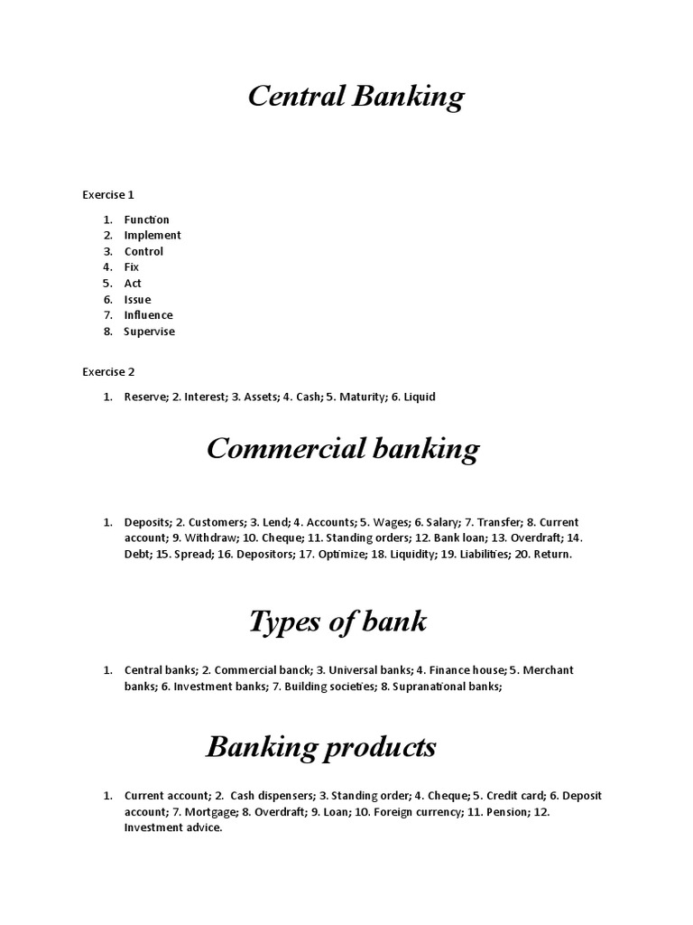 Banking | PDF | Business | Finance & Money Management