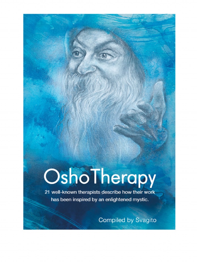 Osho Therapy PDF Psychotherapy Rajneesh