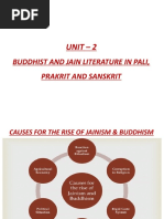 (Unit - 2) Buddhist and Jain Literature