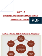 (Unit - 2) Buddhist and Jain Literature