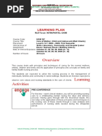 NCM 107 Learning Plan Intrapartal Third Rotation