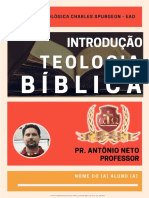 APOSTILA - Teologia Biblica - Spurgeon Ead