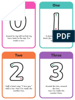 T N 10133 Number Formation 0 To 10 With Rhymes Flashcards
