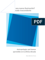 Antropología Qué Hemos Aprendido en La Última Década Martinon Torres 2018 PDF