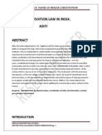 Research Paper of Indian Constition