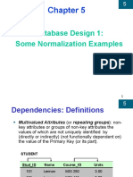 Database Normalization Examples