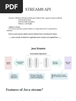 Streams Api