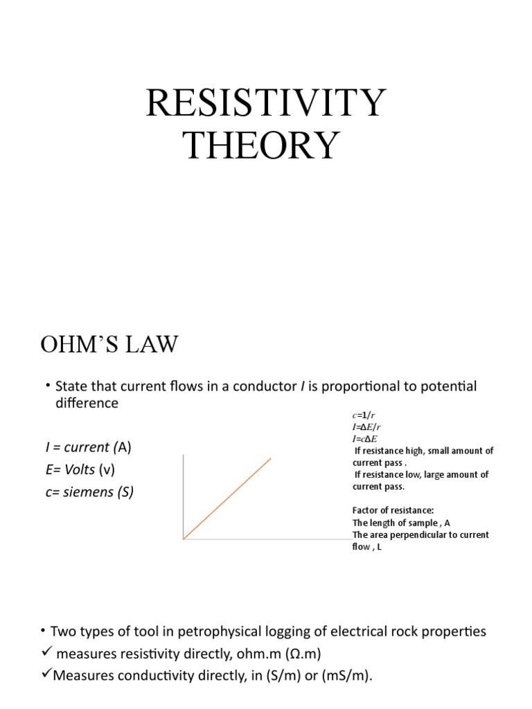 Resistivity Log Pdf