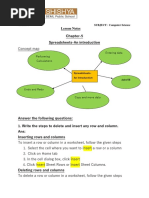 Grade VII-Computer - Ln5 - Spreadsheet - Notes - Compressed