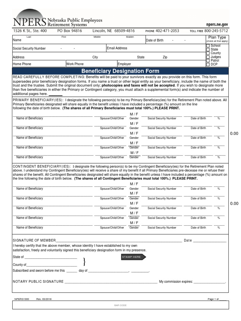 Beneficiary form pdf pdf social security united states justice