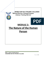 MODULE 2 The Nature of The Human Person