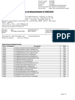 Orden de Mantenimiento N°500479291: Operaciones/suboperaciones