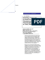 Modeling Choices For Ecological Solid Wa