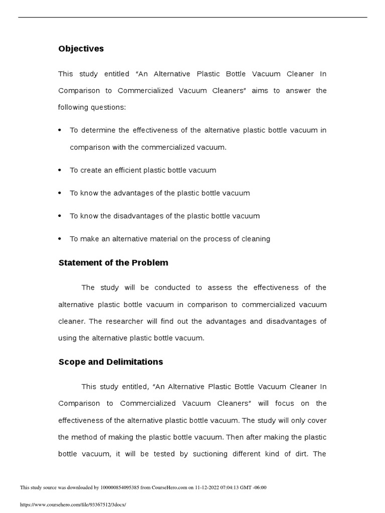 Objectives | PDF