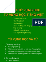 Cơ Sở Từ Vựng Học Từ Vựng Học Tiếng Việt