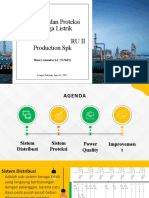 PPT Sistem Distribusi Dan Proteksi Tenaga Listrik Di RU II Production Spk