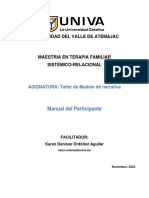 Manual Del Participante Taller de Modelo de Narrativa 2022