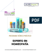 Curso Experto en Homeopatia