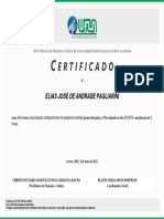 Certificado Auscultacao Cardiopulmonar em Pequenos Animais