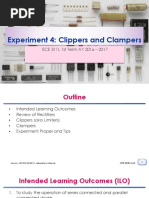 Experiment 4 Clippers and Clampers