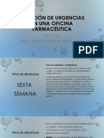 Atencion de Urgencias en Una Oficina Fx6ta Semana