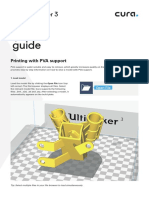 Cura Print Guide - Printing With PVA Support