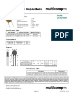 Ceramic Disc Capacitors: Specifications