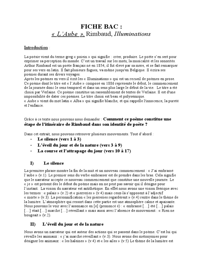 Analyse de 