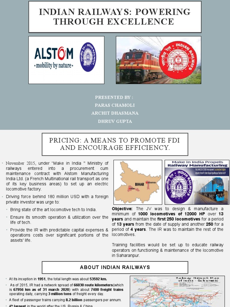 Indian Railways PDF Train