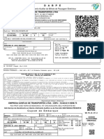 Bilhete de passagem eletrônico MG-MG