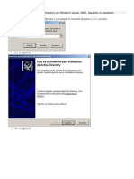 Instalar Active Directory en Windows Server 2003