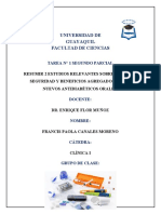 Resumen Estudios Clínicos - Antidiabéticos Orales - Francis Paola Canales Moreno - Grupo 7-2