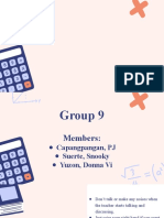 Inductive Math Group 9