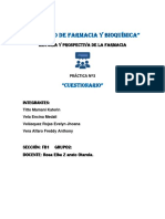 Historia de La Farmacia Cuestionario 3 Mapa Mental 1 Pregunta