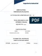 Gestión de proyectos: definición del alcance, estructura de división del trabajo y asignación de responsabilidades