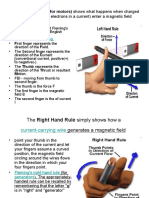 The Left Hand Rule (For Motors)