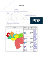 Regiones administrativas Venezuela
