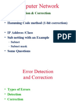 Computer Network Error Detection