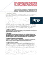 Puntos para El Desarrollo de Proyecto Prototipo o Proyecto Emprendedor